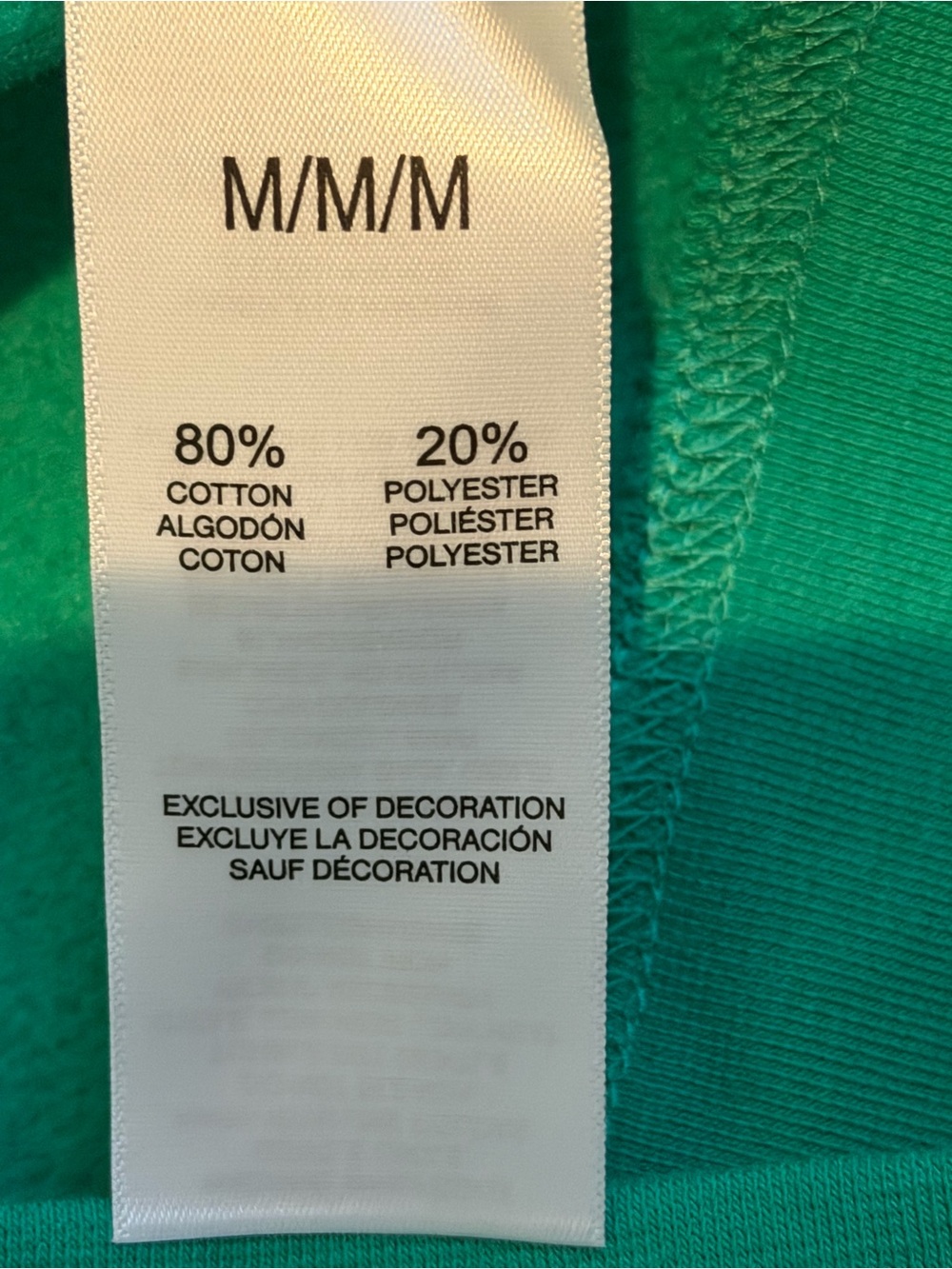 Esprit Green Crewneck Sweatshirt Retro Logo NWT Size Medium 80s Style - Picture 5 of 5